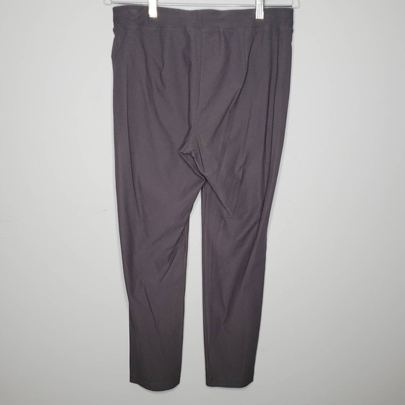 EILEEN FISHER Grey Washable Stretch Crepe Slim Fit Ankle Pants Sz Small S - Picture 7 of 8